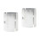 4Pièces Inserts Réducteurs Guidon Aluminium Argent Fiables 4