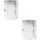 4Pièces Inserts Réducteurs Guidon Aluminium Argent Fiables 6
