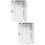 4Pièces Inserts Réducteurs Guidon Aluminium Argent Fiables 7
