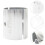 4Pièces Inserts Réducteurs Guidon Aluminium Argent Fiables 8