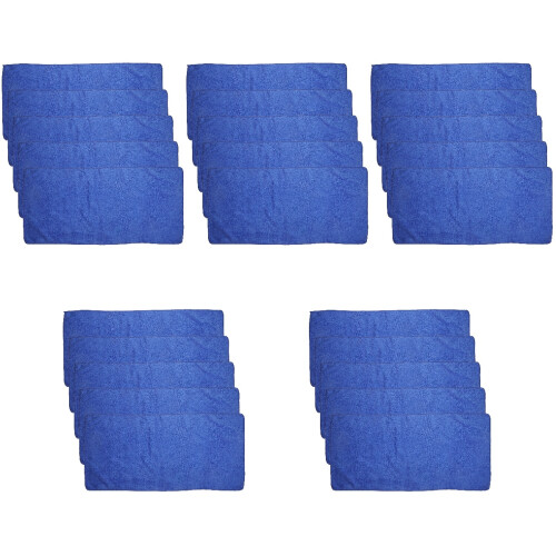 25Pcs Blue Reusable Guinea Pig Bedding Soft Small Animal Sleeping Mat 1