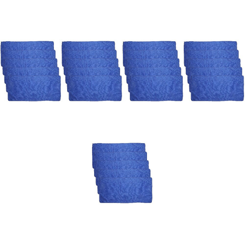 25Pcs Blue Reusable Guinea Pig Bedding Soft Small Animal Sleeping Mat 2