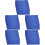 25Pcs Blue Reusable Guinea Pig Bedding Soft Small Animal Sleeping Mat 5