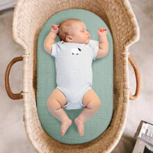 52x28in Toddler Cotton Fitted Sheet, 9in Deep Pocket, 2-Pack, Pre-Washed, Breathable Combed-Cotton, Boho Neutral, Compatible with Standard Twin