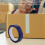 Blue Tamper Evident Security Tape Pet Void Seal for Shipping 6