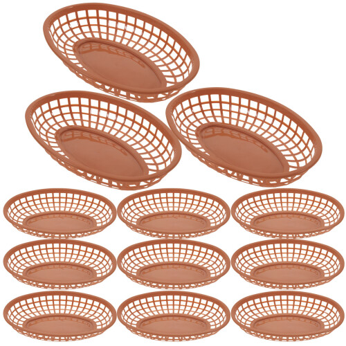 48Pcs PP Plastic Food Baskets Coffee Snack & Fruit Storage 2