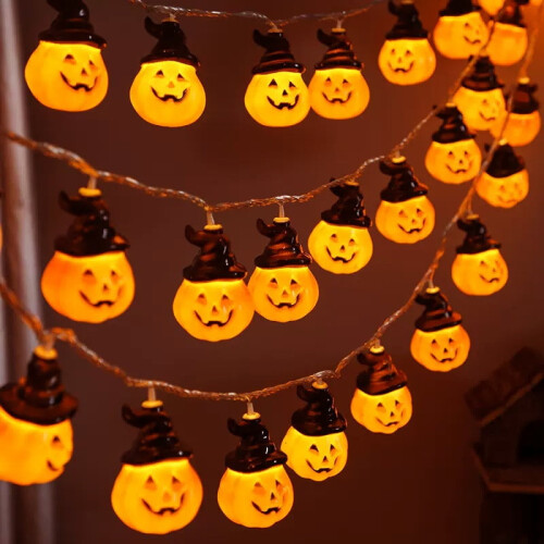 Pumpkin String Lights USB LED 9.8FT or 19.6FT