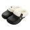 Willtoo Men's Fur-Lined Clogs with Memory Foam Black Size 5 1