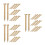 300Pcs Small Round Brass Nails Accessories 3