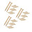 300Pcs Small Round Brass Nails Accessories 7