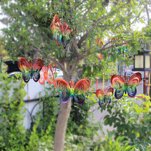 Deko Windspiel Schmetterling reflektierend