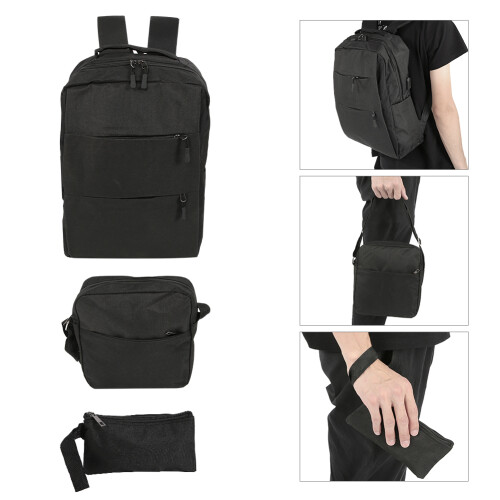 Ergonomic Design Laptop Backpack, Comfortable Straps Backpack with Durable Construction, Breathable Mesh for Hot Days, and3Compartments for 1