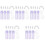5Sets Professionele Haarkleurtools Paars Plastic Voor Styling 4