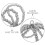 Mini Nœud Argent Plastique Décorations Mode Polyvalentes 9