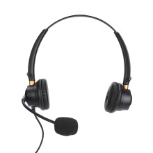 Office Telephone Headset With Background Noise Reduction, Wideband Audio And Acoustic Shock Protection, Flexible Microphone Comfortable To Wear