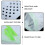 14Pcs Cat Litter Cleaning Pouches White Plastic Home 5