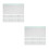 14Pcs Cat Litter Cleaning Pouches White Plastic Home 7