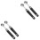 4Pcs Black Digging Spoons Ice Cream and Fruit Scoops with Hanging Hole 3