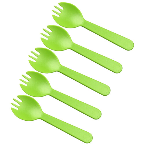 300St Plastic Combisporks , Wegwerp Kitchen Gebruik 1