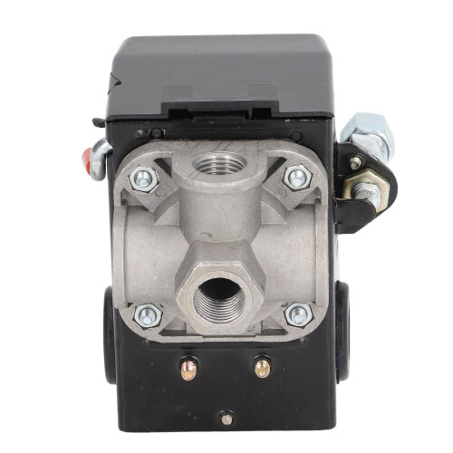 Advanced Air Compressor Control, Pressure Switch With Unloader Valve And On/Off Lever For Safe And Reliable Performance 2
