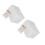200Pcs Lightweight White Epe Pouches Scratch Resistant Shipping Bags 11