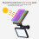 Motion Sensor Solar Lights Outdoor, Super Bright Solar Security Lights, Polycrystal Solar Energy Panel, 3Motion Sensor Modes, Waterproof And 4