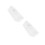 2Pcs Plastic Medicine Storage Box White Compact Durable Kit 7