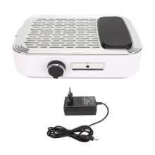 Adjustable Wind Speeds Nail Dust Collector with Reusable Filter Pad Electric Nail Vacuum for Dust-Free Manicure Professional Nail Salon Equipment