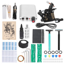 Digital Power Supply Tattoo Kit, Coil Tattoo Machine With Ergonomic Design And Stable Performance, Low Noise Tattoo Tools For Continuous Operation