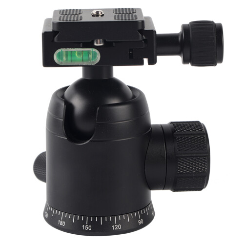 Arca Swiss Quick Release Plate Three Locking Knobs Tripod Ball Head Panoramic Rotation Damping Control Non Slip Rubber Mat CNC For DSLR Camera