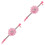 2Pièces Colliers Pour En Velours Rose Avec Ajustables 4