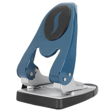 Two Hole Punch Tool Heavy Duty, Metal Construction Effortless Punching Machine, Easy To Clean Non Slip Base Dual Hole Punch with Wide Application