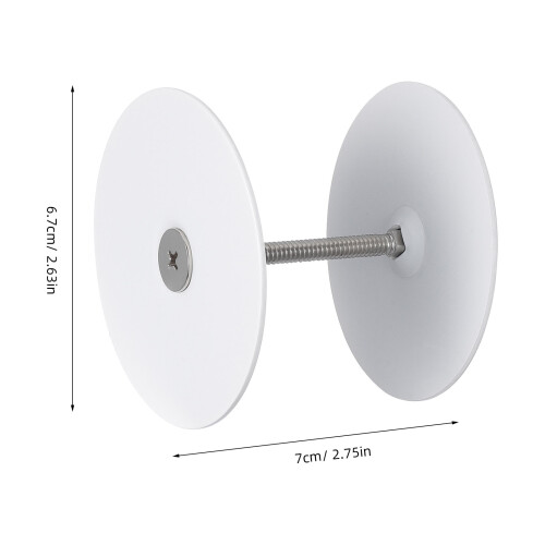 2Ensemble Plaques En Inox Pour Trou De Porte 1