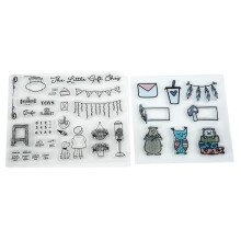 Reusable Stamps Transparent Silicone Stamps Featuring DIY Handicrafts and Rubber Clear Stamps for Card Making Decoration with Easy to Use Features