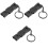 3Pièces Sifflets Acier Inoxydable Animaux Portable 4