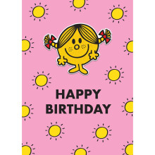 Decopatch Mr. Men Birthday Card Includes Removable Little Miss Sunshine Patch