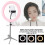 Dimmable Ring Light for Live Streaming, 3Lighting Colors Universal USB Interface80LED Lamp Beads USB Powered, Flexible Lamp Design Suitable for 7