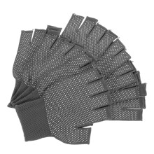 5Paren Paar Winterwarme Vingerloze Handschoenen Voor Grijs