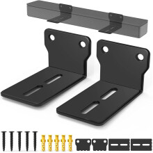 Universal Soundbar Brackets Mount Sound Bar Wall Brackets Mounting Speaker, Anti-Drop Wall Shelf Holder Easy To Install