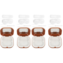 4Sets Contactlensboxen Met Spiegel Voor Dagelijks Gebruik