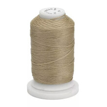 76 Yards/Roll 1mm Flat Waxed Polyester Cords Leather Craft Sewing String Threads-Dark Khaki
