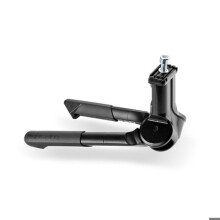 Cavalletto centrale mini doppio - URSUS - Jumbo Evo - Alluminio 235mm - Carico 80kg - Nero/Argentato