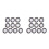 20Pcs Round Pearl Decorative Buttons Multi Color for Clothes Hats 9