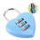 Security and Durability Heart Design3Digit Lock, Compact Design Waterproof Combination Padlock for Luggage Locker Diary, Keyless Resettable Code 4