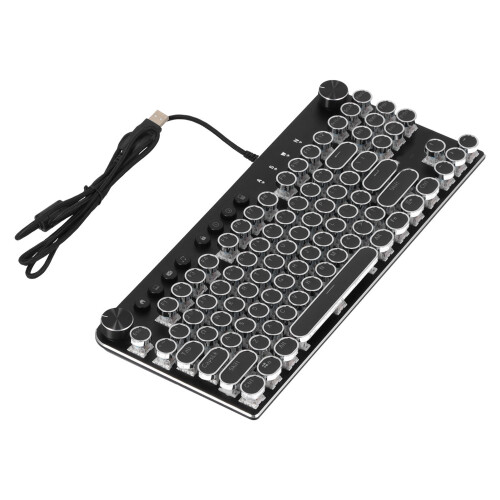Professional Mechanical Keyboard, Typewriter Style with Quality Build and Keycap Compatibility, Ergonomic Floating Keys for Comfortable Typing (87 1