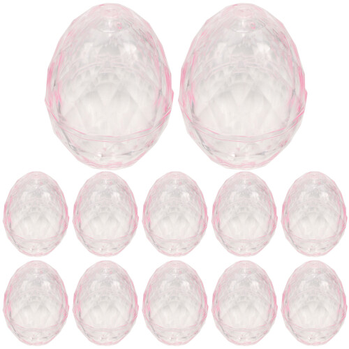 24Pièces Boîtes Remplissables Œuf Rose Pour Cadeaux 1