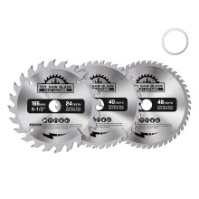 TCT Woodworking Saw Blade 165mm Circular Saw Blade TCT Carbide Saw Blade Wood Cutting Disc 24/40/48T