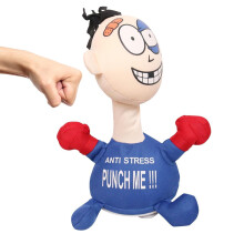 Punch Me Doll Soft Plush Anger Relief Toy 1 Piece
