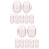 24Pièces Boîtes Remplissables Œuf Rose Pour Cadeaux 7
