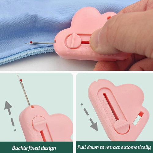 2-in-1 Adjustable Seam Guide with Seam Ripper and Magnetic 2